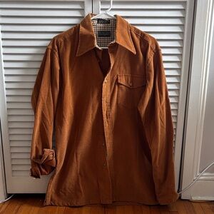 Men's Corduroy Button-Up Jacket/Shirt
